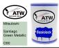 Preview: Mitsubishi, Santiago Green Metallic, G90: 500ml Lackdose, von ATW Autoteile West.